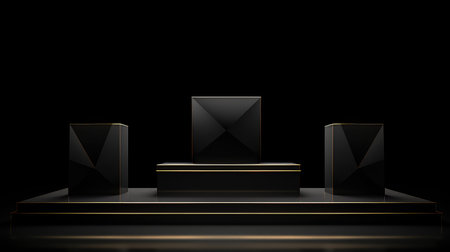 stage display podium backgroundの素材