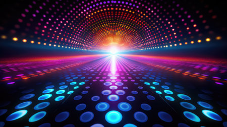 abstract dot futuristic backgroundの素材