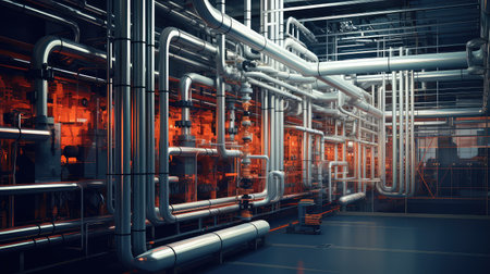 production line industrial backgroundの素材