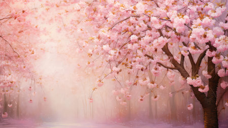 greenery garden spring backgroundの素材