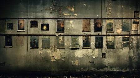 worn grunge dark backgroundの素材