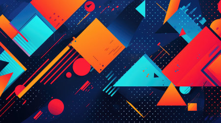 design abstract shapes backgroundの素材