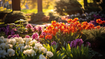 growth plant spring backgroundの素材