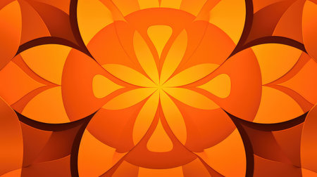 vibrant pattern orange backgroundの素材