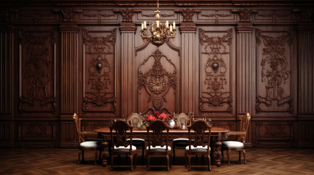 interior wooden room backgroundの素材