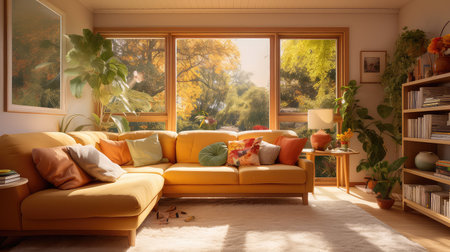 cozy room home backgroundの素材