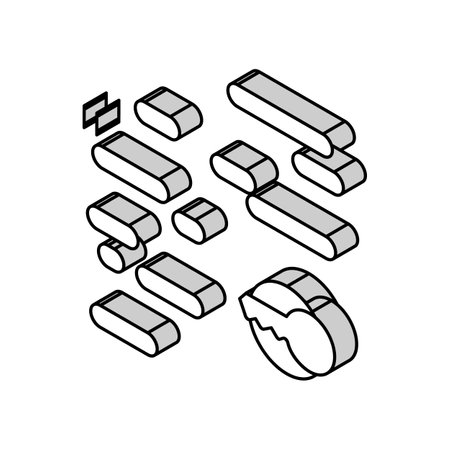 keywording keys for search social page image isometric icon vector illustrationのイラスト素材