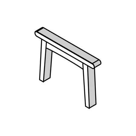 table dinning isometric icon vector illustrationのイラスト素材