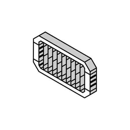 solar battery charger glamping isometric icon vector illustrationのイラスト素材