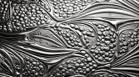 silver chrome metal backgroundの素材