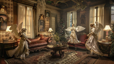 celestial angels victorianの素材