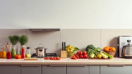 gadgets product kitchen backgroundの素材