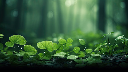 foliage forest leaves backgroundの素材