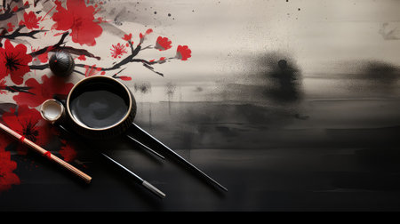 sushi element japanese backgroundの素材