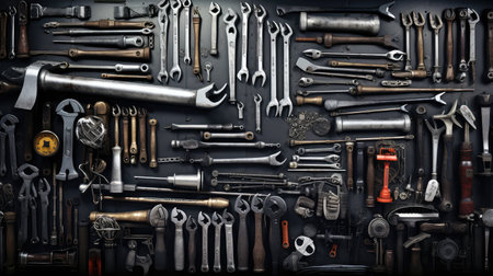 steel industrial metal backgroundの素材