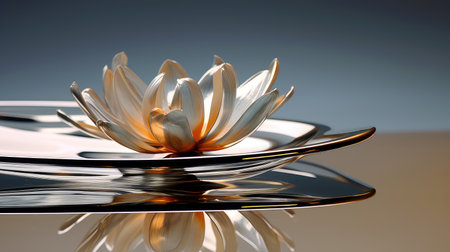 shiny reflection metal backgroundの素材