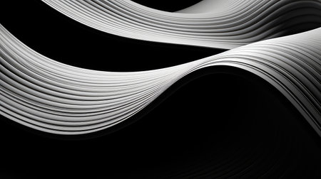 digital curve lines backgroundの素材
