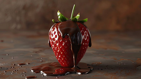 delicious chocolate strawberryの素材