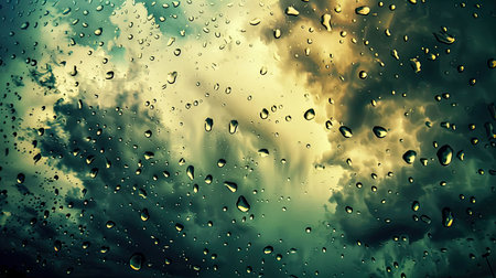 lightning raining skyの素材