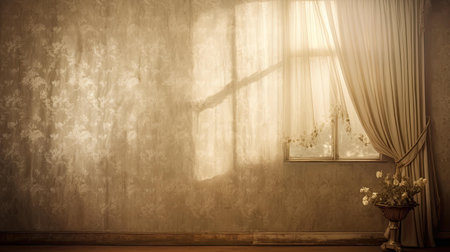 glow shine vintage backgroundの素材