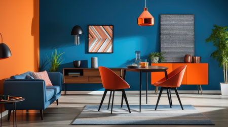 chic contemporary interior roomの素材