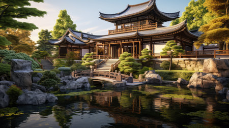 grand architecture mansion buildingの素材