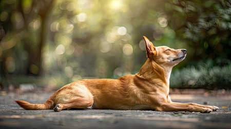 pose yoga dogの素材