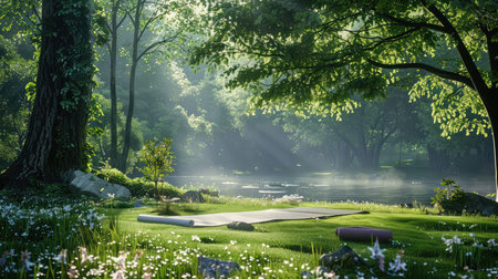 flexibility yoga backgroundの素材