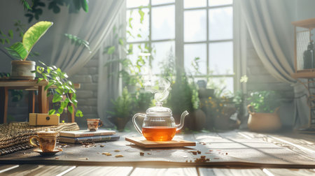 balance tea and yogaの素材