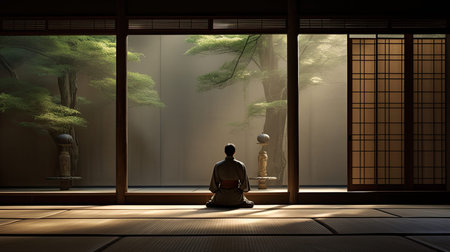 meditation japan zen backgroundの素材