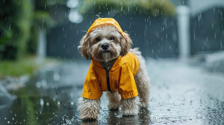 waterproof dog rain jacketの素材