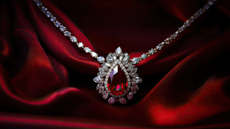 elegant diamond jewelry backgroundの素材