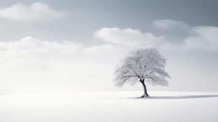 frozen landscape snow backgroundの素材