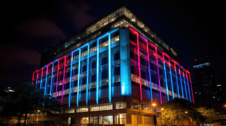 architecture bank skyscraper buildingの素材