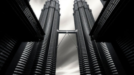 city global skyscraper buildingの素材