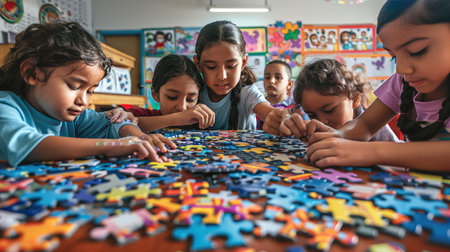 learning back to school puzzlesの素材