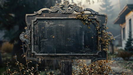 decorative victorian sign templateの素材