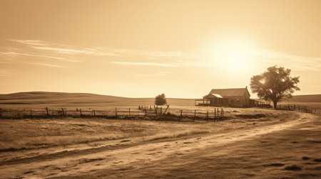 retro sun vintage backgroundの素材