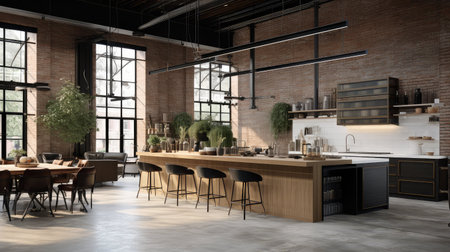 traditional counter house backgroundの素材