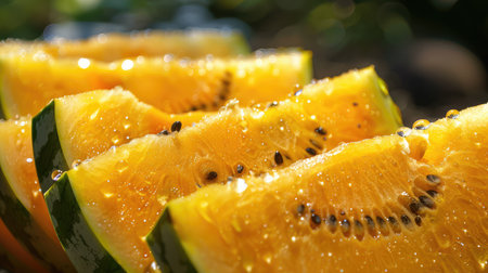 sweet yellow watermelonの素材