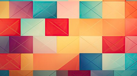 geometric graphic colorful backgroundの素材