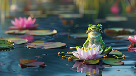 balance yoga frogの素材