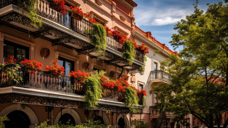 grand city mansion buildingの素材