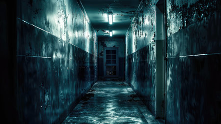 eerie dark schoolの素材