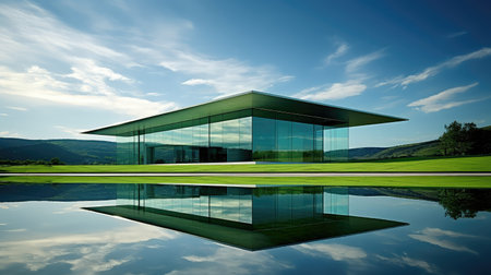 skyline modern landscape backgroundの素材
