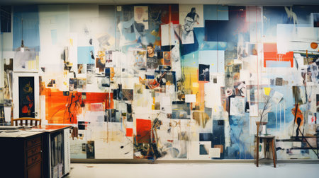 background wall blurred roomの素材