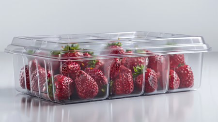 plastic strawberry containerの素材