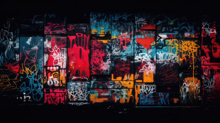 dark grungy black backgroundの素材