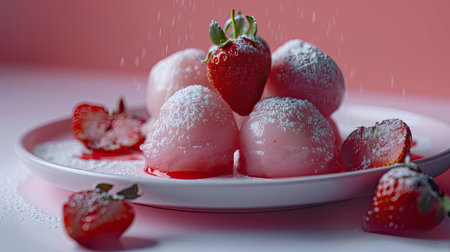 sweet strawberry mochiの素材