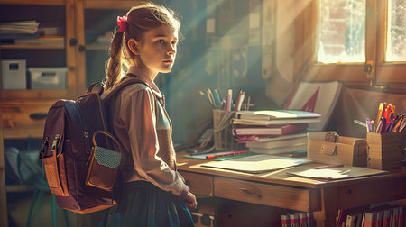 pencils ready for schoolの素材